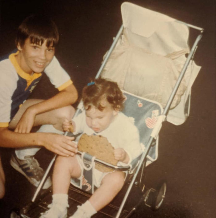 Our Mom Turned 70 And My Brother And I Decided To Recreate Our Hilarious Childhood Photos For Her Birthday Our Mom Turned 70 And My Brother And I Decided To Recreate Our Hilarious Childhood Photos For Her Birthday