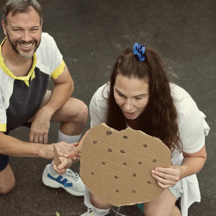 Our Mom Turned 70 And My Brother And I Decided To Recreate Our Hilarious Childhood Photos For Her Birthday