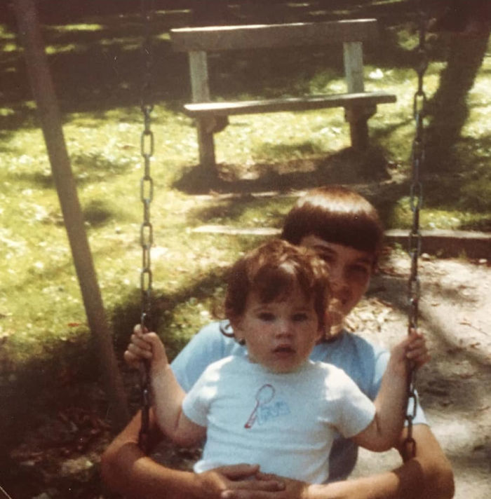 Our Mom Turned 70 And My Brother And I Decided To Recreate Our Hilarious Childhood Photos For Her Birthday