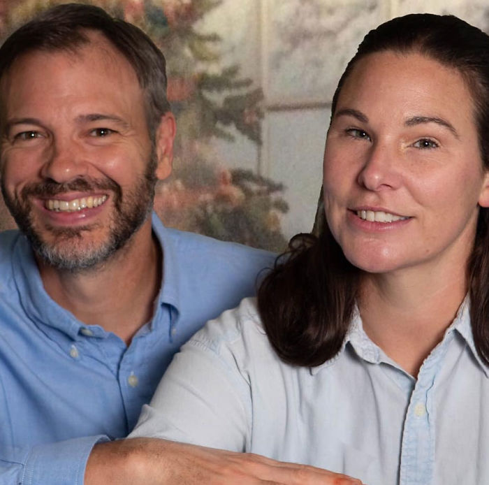 Our Mom Turned 70 And My Brother And I Decided To Recreate Our Hilarious Childhood Photos For Her Birthday