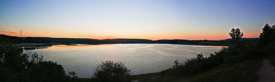 How I Finally Took A Walk At The Fehervarcsurgo Lake In The Evening