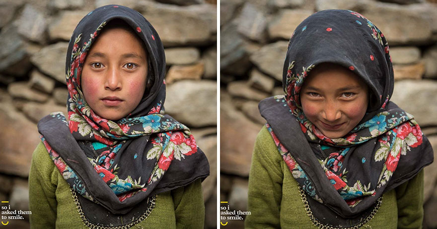 Photographer For 7 Years Shows How A Smile Can Transform A Person