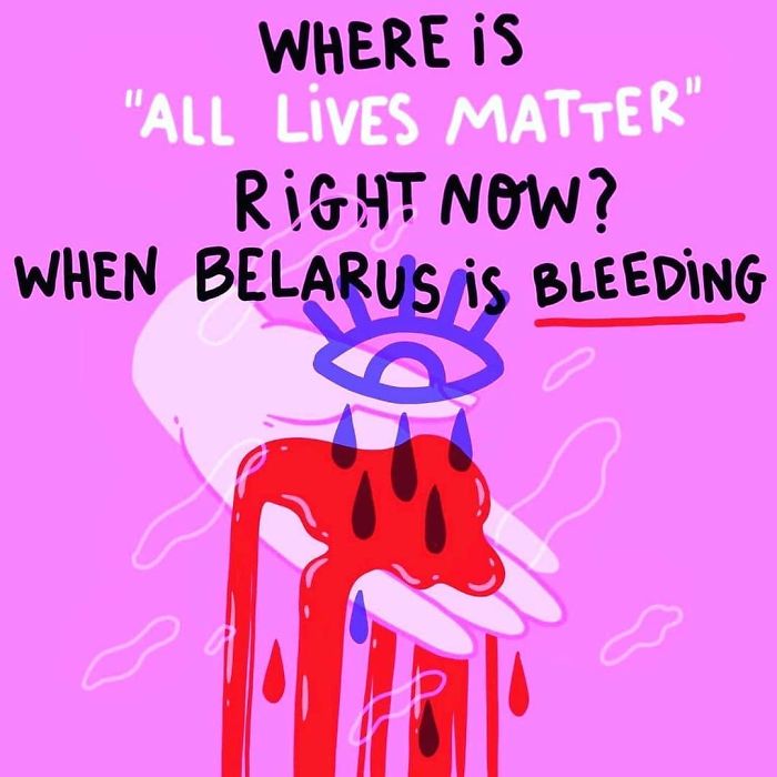 Artists With Belarus - Powerful Art Movement Showing Solidarity With Belarus People