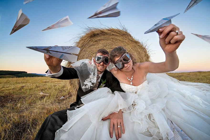 Up, Up And Away With This Creative Portrait!