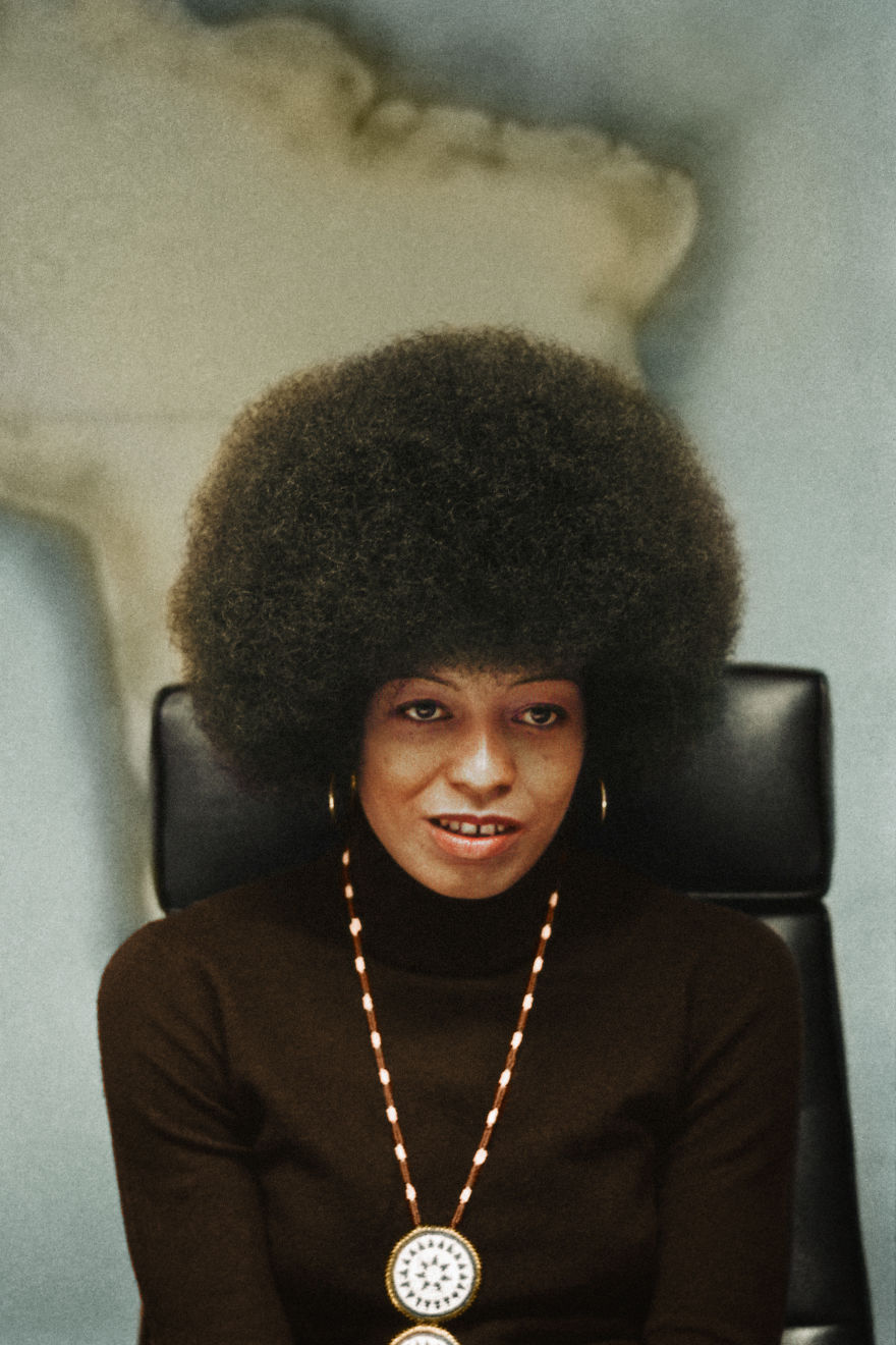 Angela Davis, Half-Length Portrait