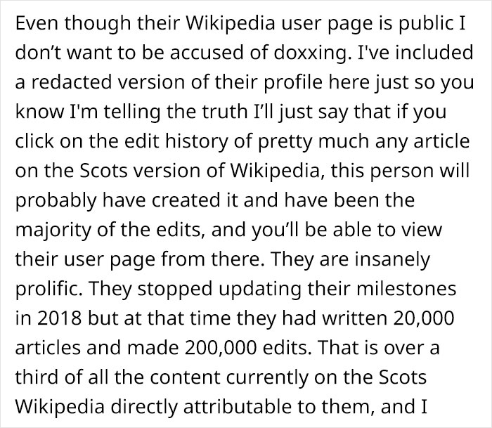 Scottish People Are Enraged After Finding Out That A Large Part Of Scots Wikipedia Is Written By An American Teen Using A Fake Scottish "Accent" Scottish People Are Enraged After Finding Out That A Large Part Of Scots Wikipedia Is Written By An American Teen Using A Fake Scottish "Accent"