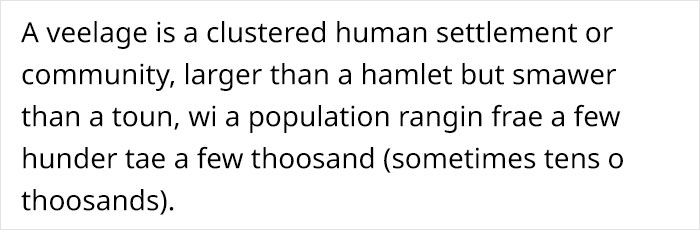 Scottish People Are Enraged After Finding Out That A Large Part Of Scots Wikipedia Is Written By An American Teen Using A Fake Scottish "Accent" Scottish People Are Enraged After Finding Out That A Large Part Of Scots Wikipedia Is Written By An American Teen Using A Fake Scottish "Accent"