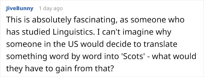 Scottish People Are Enraged After Finding Out That A Large Part Of Scots Wikipedia Is Written By An American Teen Using A Fake Scottish "Accent" Scottish People Are Enraged After Finding Out That A Large Part Of Scots Wikipedia Is Written By An American Teen Using A Fake Scottish "Accent"