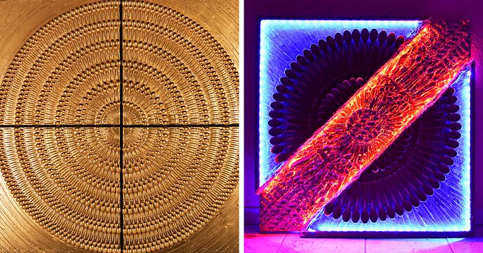 I Make Circles Out Of Cutlery And LED Lighting To Produce These 36 Spectacular Images