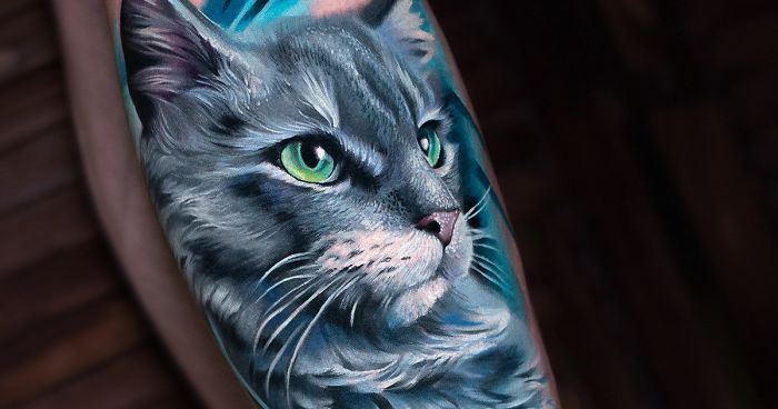 This Artist Gives People Colorful And Bright Animal Tattoos (80 Pics)
