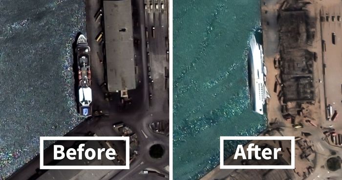 5 Satellite Images Of Beirut Reveal Just How Vast The Damage Caused By The Recent Explosion Is