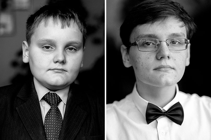 9 Pics Of The Same People 6.5 Years Apart Show How Fast Children Grow