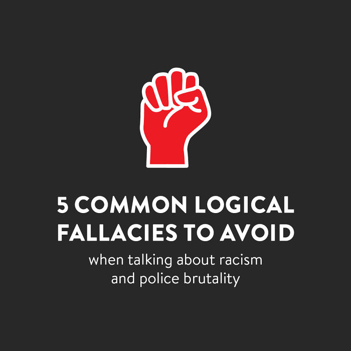 Woman Shows Examples Of 5 Common Logical Fallacies Being Used Against The Black Lives Matter Movement