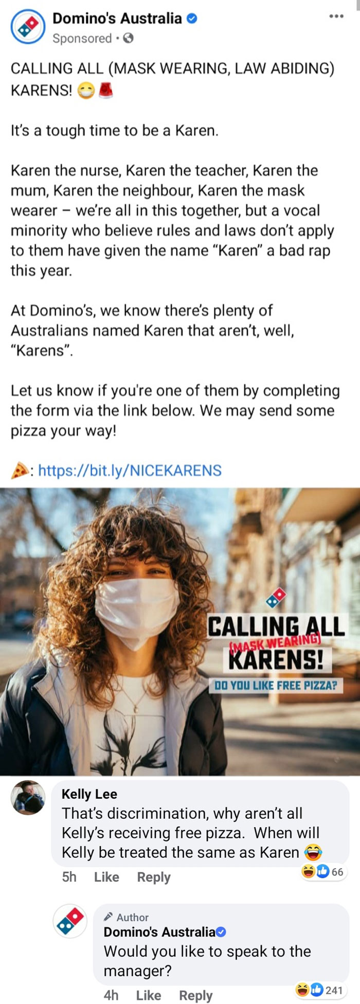 Acting Like A Karen To Get A Free Pizza