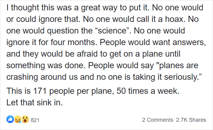 Viral Plane Analogy Explains Just How Bad The Coronavirus Situation In The USA Really Is Viral Plane Analogy Explains Just How Bad The Coronavirus Situation In The USA Really Is