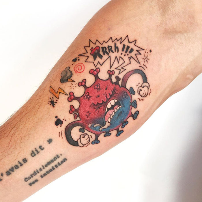 Coronavirus-Tattoos