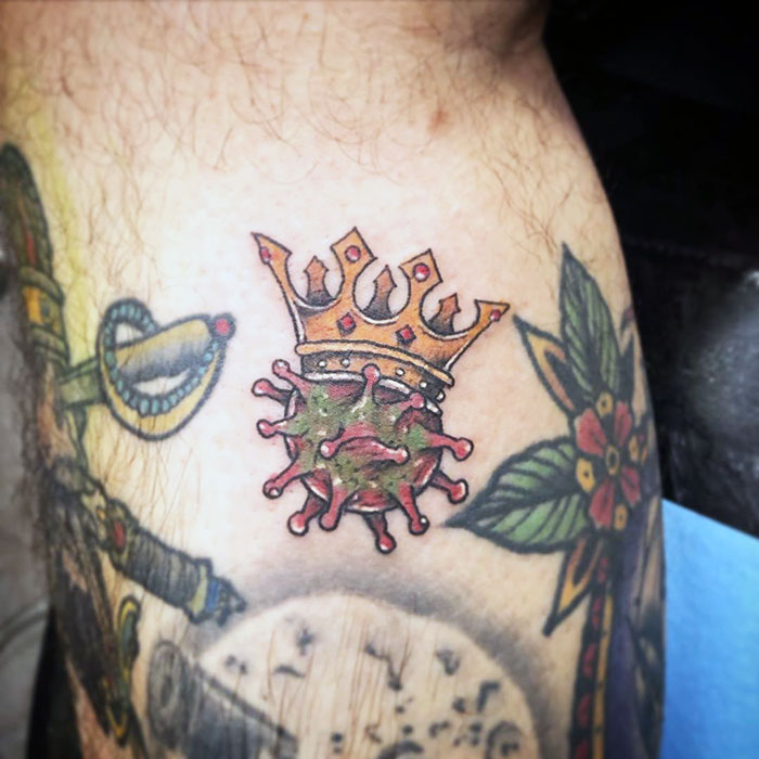 Coronavirus-Tattoos