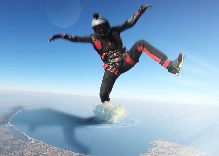 Our Skydiving Photography Sketch ‘When Giants Invade The Earth’
