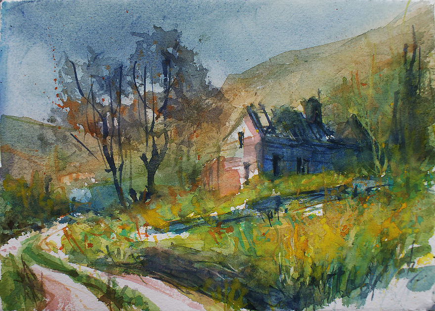 Ireland In Sketches & Watercolors