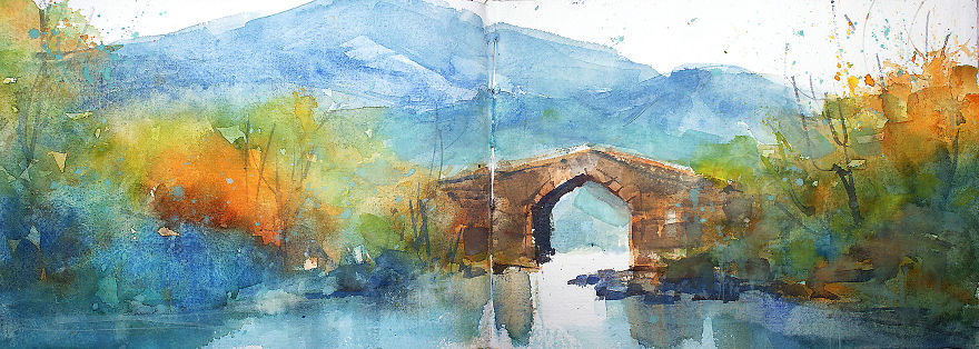 Ireland In Sketches & Watercolors