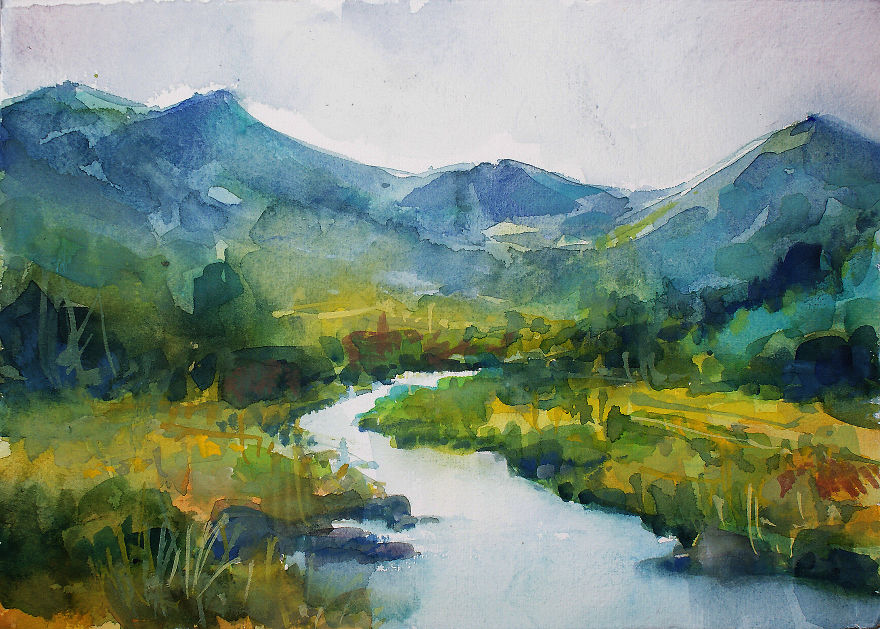 Ireland In Sketches & Watercolors