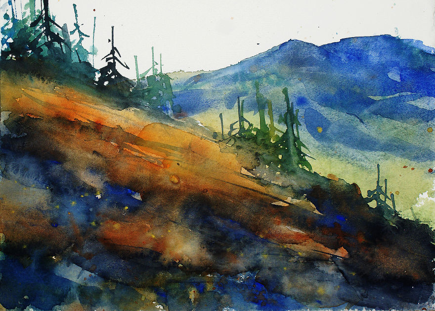 Ireland In Sketches & Watercolors