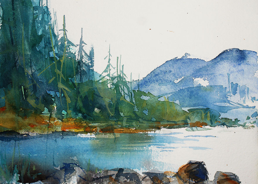 Ireland In Sketches & Watercolors