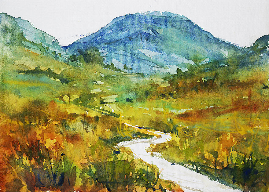 Ireland In Sketches & Watercolors