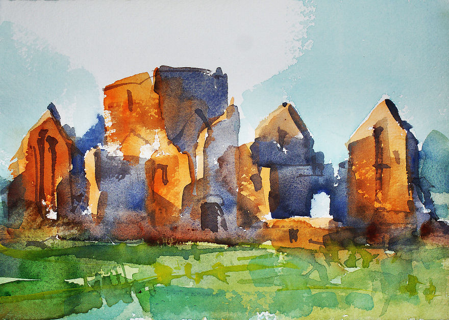 Ireland In Sketches & Watercolors