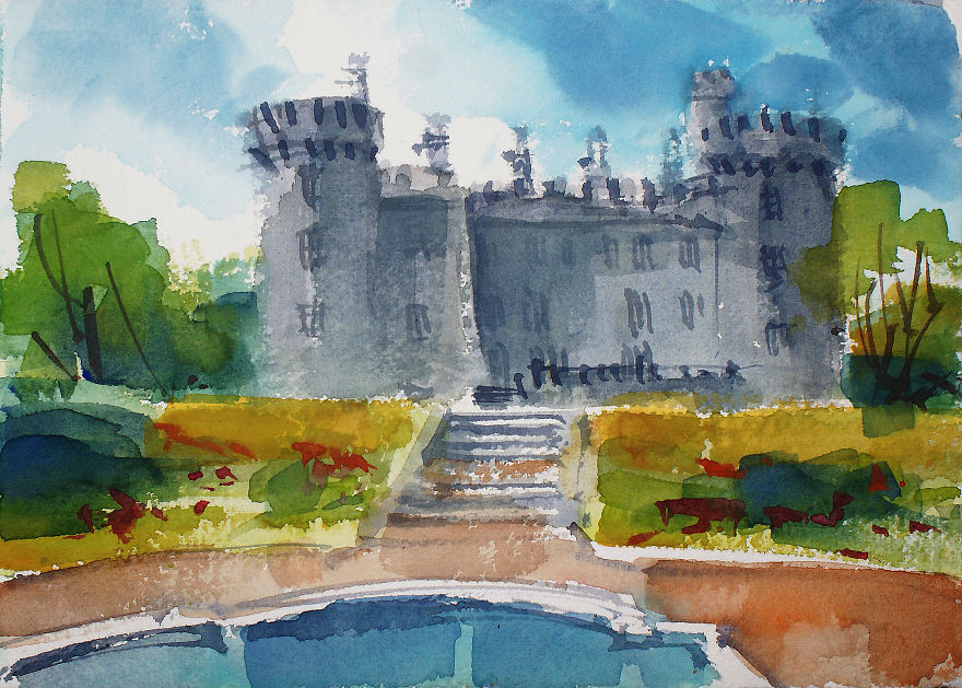 Ireland In Sketches & Watercolors