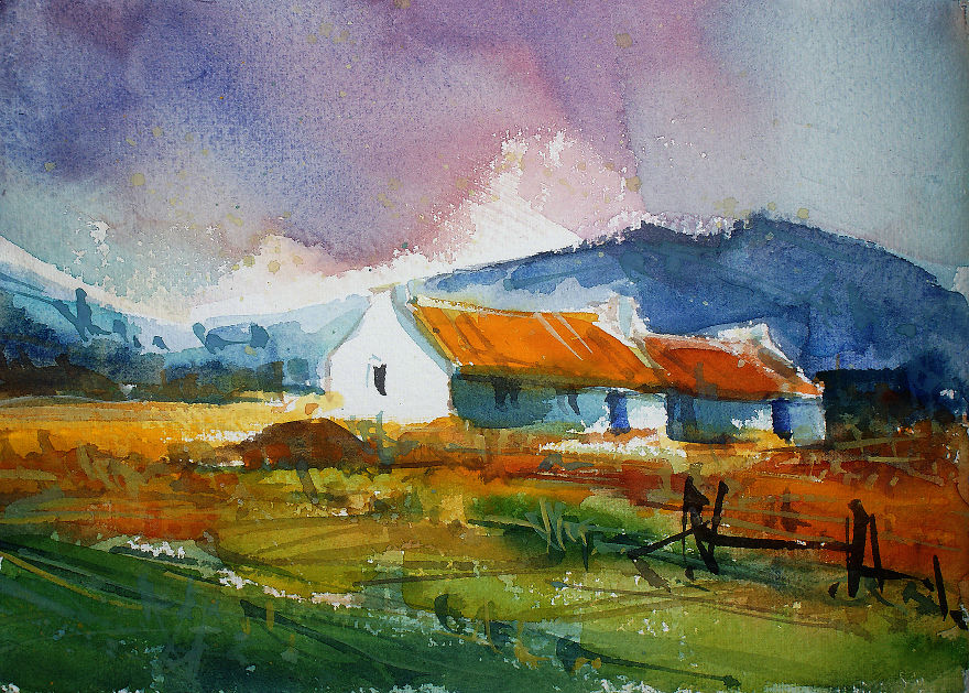 Ireland In Sketches & Watercolors