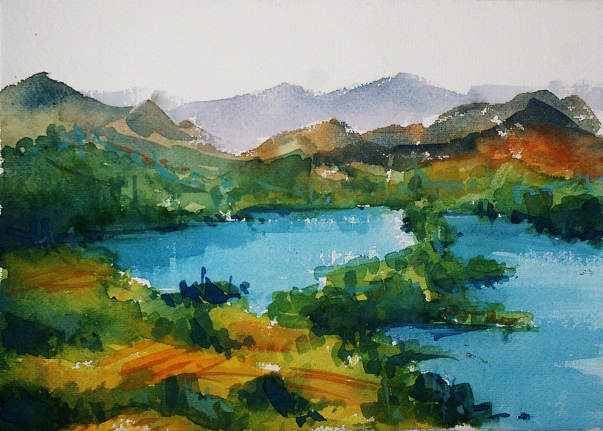Ireland In Sketches & Watercolors