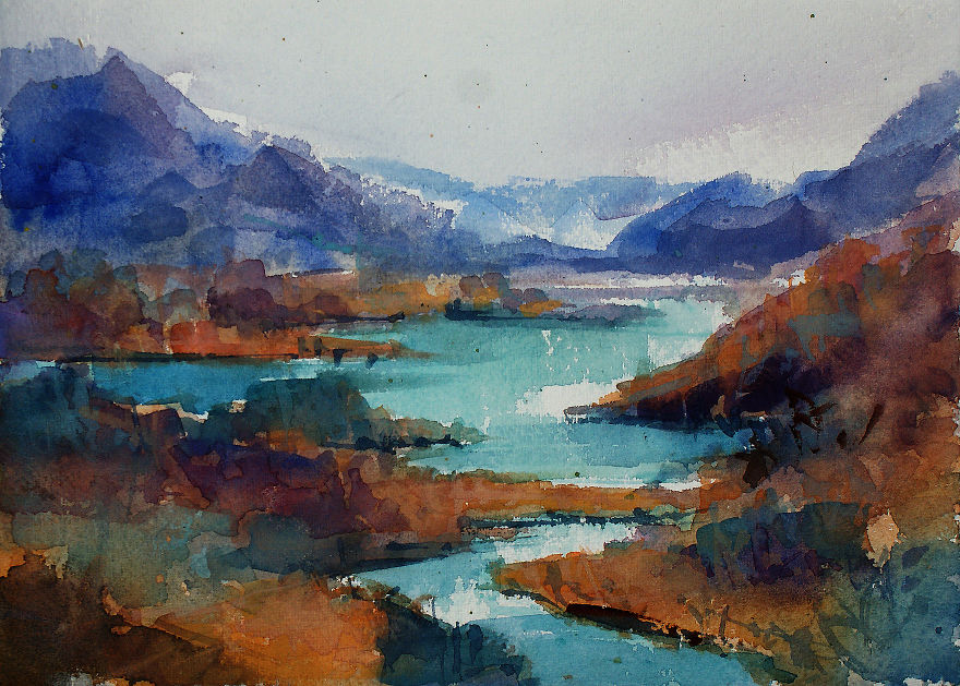 Ireland In Sketches & Watercolors