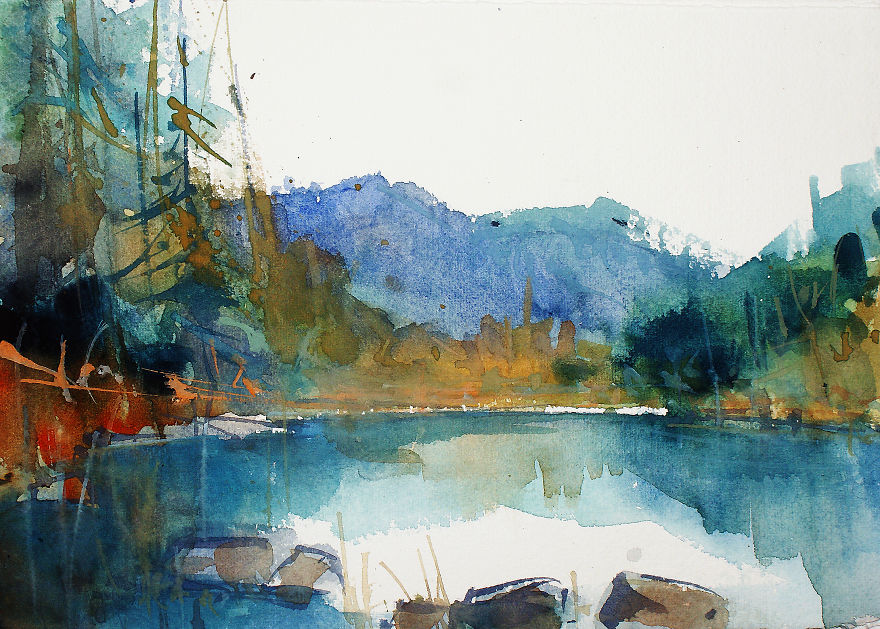 Ireland In Sketches & Watercolors