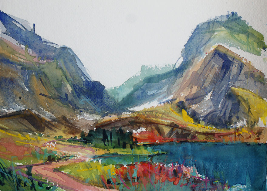 Ireland In Sketches & Watercolors