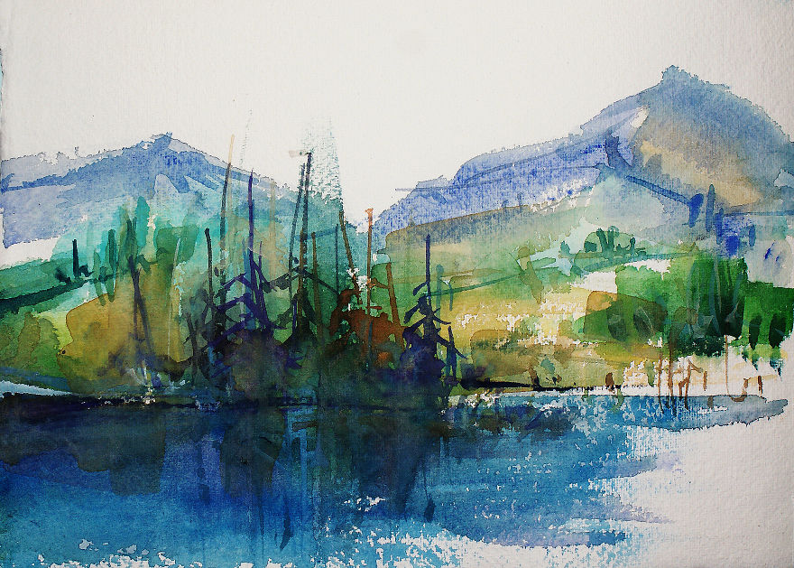 Ireland In Sketches & Watercolors