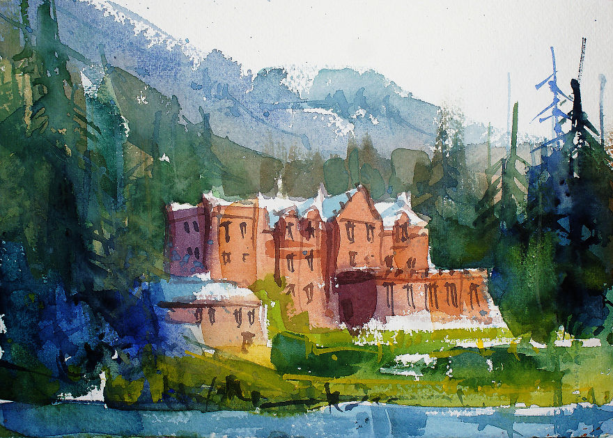 Ireland In Sketches & Watercolors