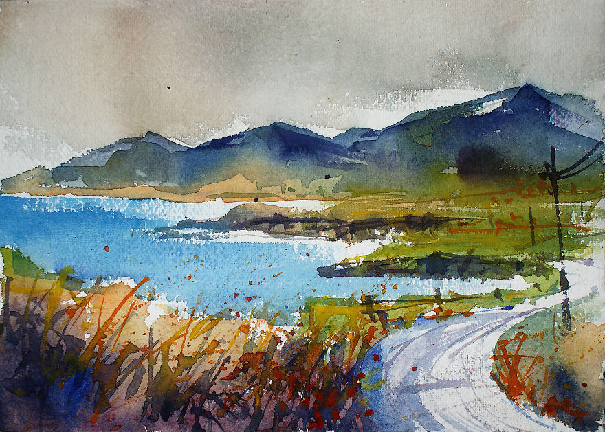 Ireland In Sketches & Watercolors