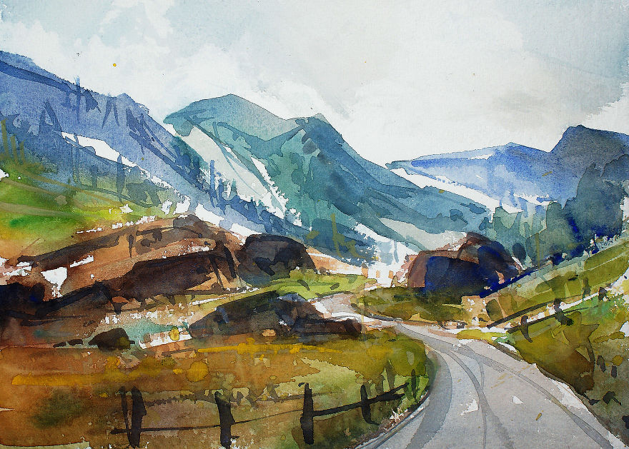 Ireland In Sketches & Watercolors