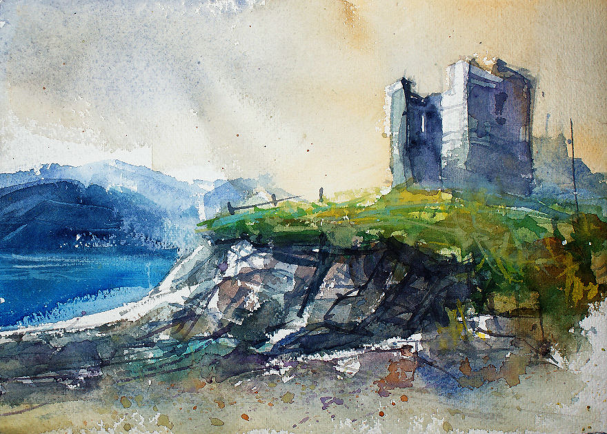 Ireland In Sketches & Watercolors