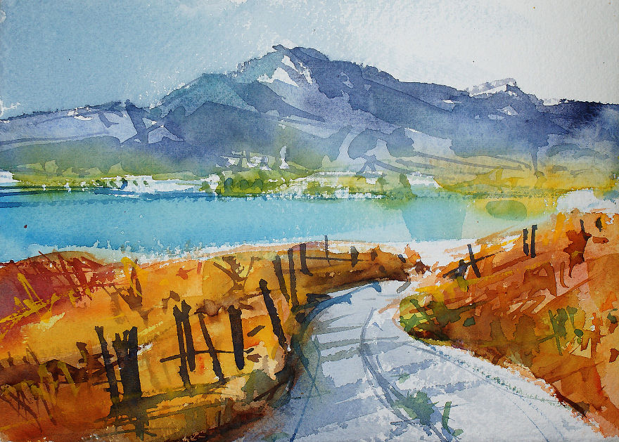 Ireland In Sketches & Watercolors
