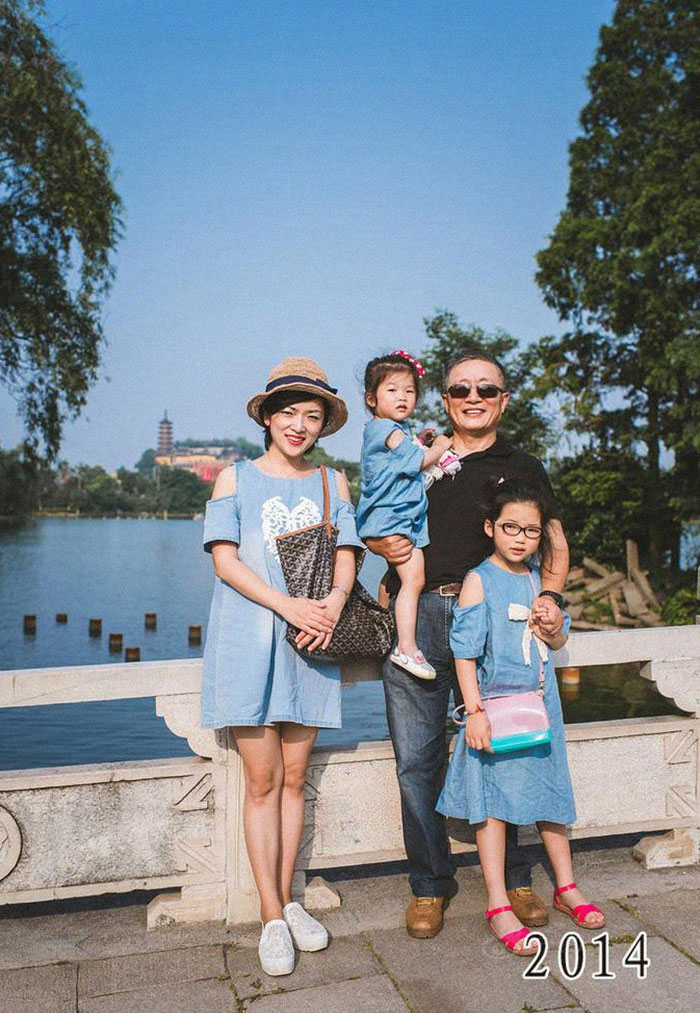 This Dad And Daughter Have Been Taking Yearly Pics At The Same Spot For 40 Years, And The Pics Show How Time Flies This Dad And Daughter Have Been Taking Yearly Pics At The Same Spot For 40 Years, And The Pics Show How Time Flies