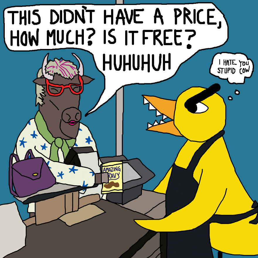 This Is Never Funny, Middle Aged Cow