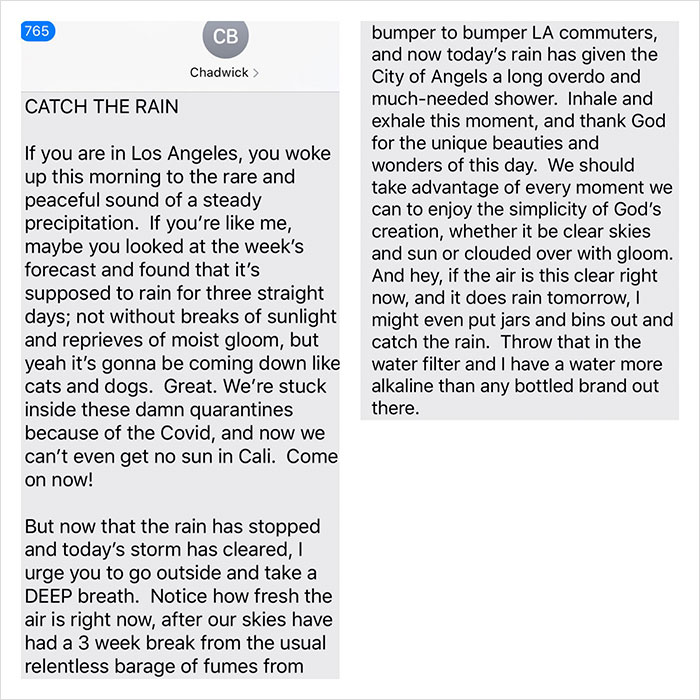 Chadwick Boseman&rsquo;s Co-Star Reveals The Last Message That He Received From Him