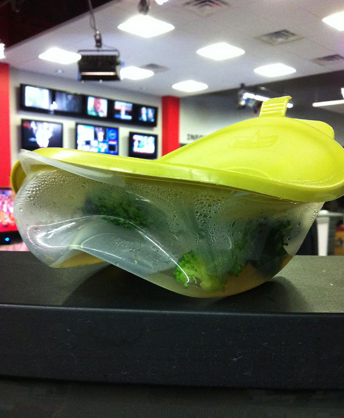 So I Guess It's Not Microwave Safe. Veggies Were Still Good Though