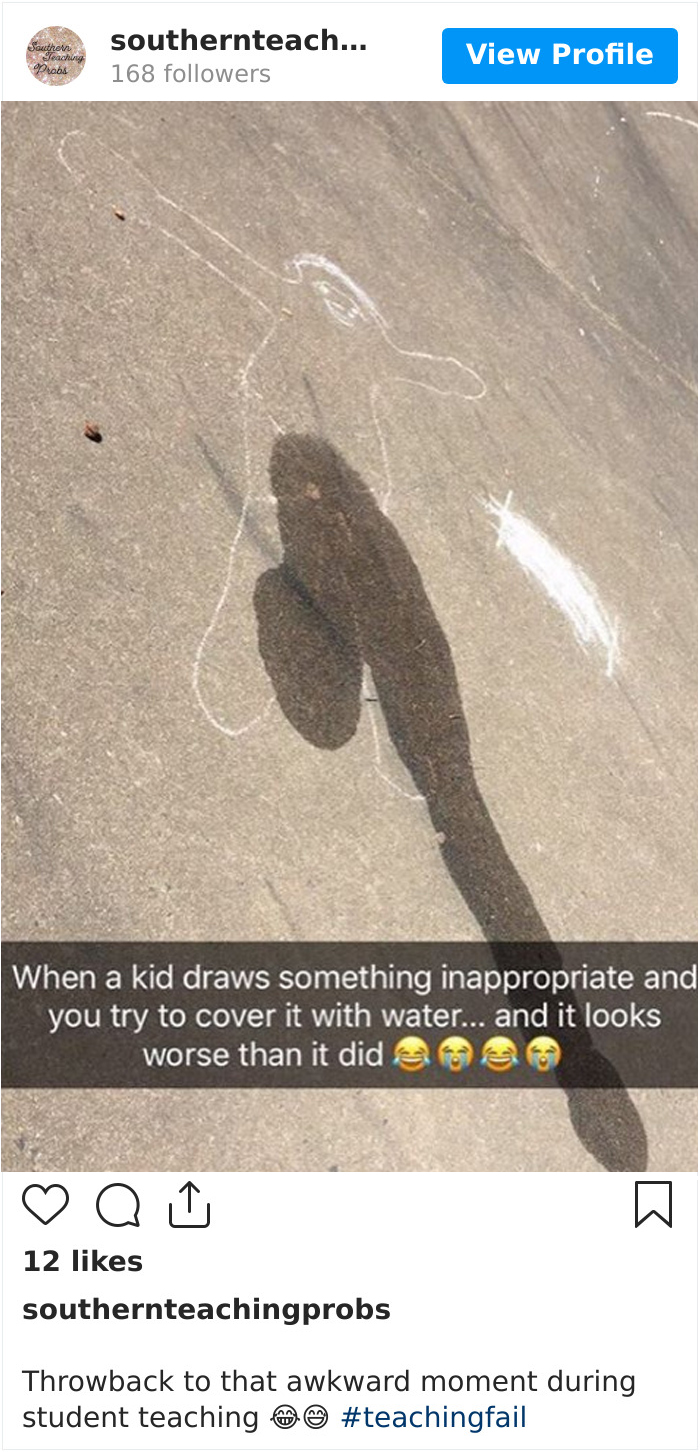 Throwback To That Awkward Moment During Student Teaching