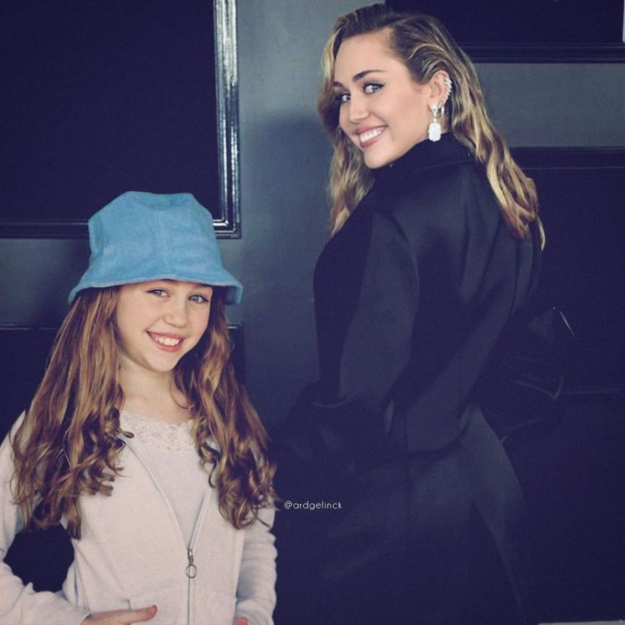 Miley Cyrus And Hannah Montana