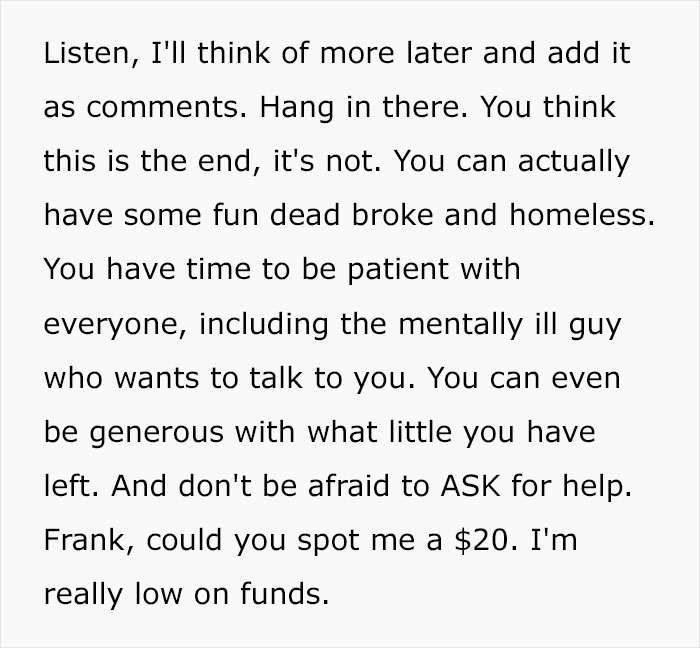 Person Shares 21 Tips On How To Prepare For Being Homeless In America Person Shares 21 Tips On How To Prepare For Being Homeless In America