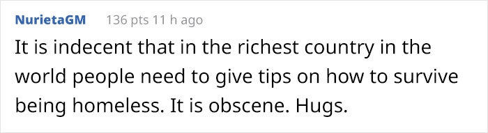 Person Shares 21 Tips On How To Prepare For Being Homeless In America Person Shares 21 Tips On How To Prepare For Being Homeless In America