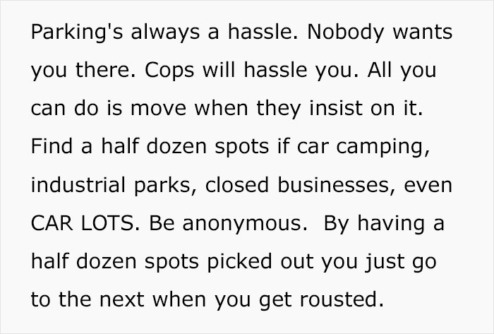 Person Shares 21 Tips On How To Prepare For Being Homeless In America